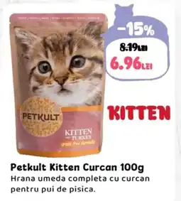 Animax Petkult Kitten Curcan Ofertă