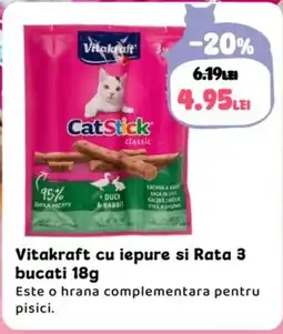 Animax Vitakraft cu iepure si Rata 3 bucati Ofertă