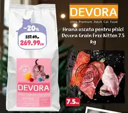 Animax Hrana uscata pentru pisici Devora Grain Free Kitten Ofertă