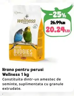 Animax Hrana pentru perusi Wellness Ofertă