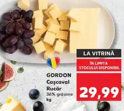 Kaufland GORDON Caşcaval Rucăr Ofertă
