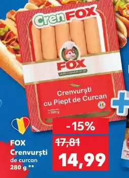 Kaufland FOX Crenvursti Ofertă