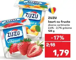 Kaufland ZUZU laurt cu fructe Ofertă