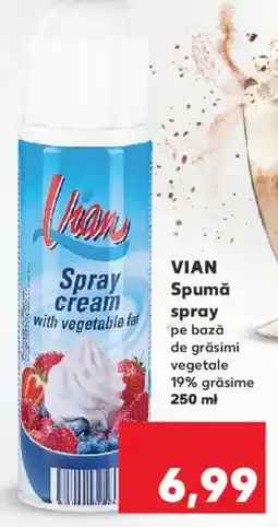 Kaufland VIAN Spumǎ spray Ofertă
