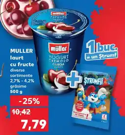 Kaufland MULLER laurt cu fructe Ofertă