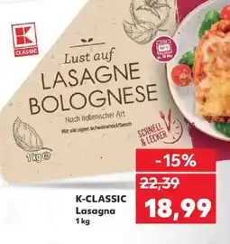Kaufland K-CLASSIC Lasagna Ofertă