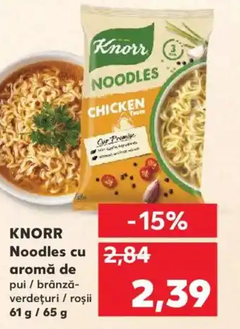 Kaufland KNORR Noodles cu aromă de Ofertă