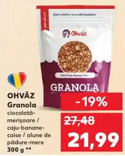 Kaufland OHVĂZ Granola Ofertă