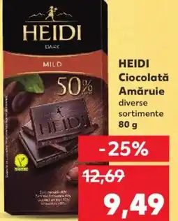 Kaufland HEIDI Ciocolată Amăruie Ofertă