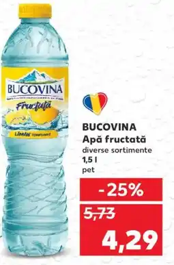 Kaufland BUCOVINA Apă fructată Ofertă