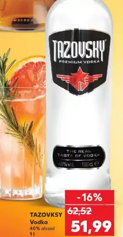 Kaufland TAZOVKSY Vodka Ofertă