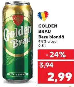 Kaufland GOLDEN BRAU Bere blondă Ofertă