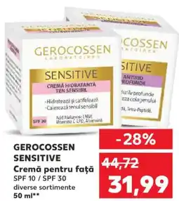 Kaufland GEROCOSSEN SENSITIVE Cremă pentru față Ofertă