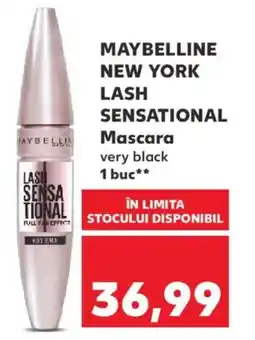 Kaufland MAYBELLINE NEW YORK LASH SENSATIONAL Mascara Ofertă
