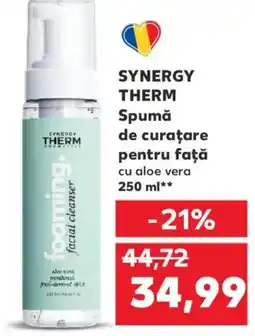 Kaufland SYNERGY THERM Spumǎ de curațare pentru faţă Ofertă