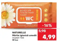 Kaufland NATURELLE Hârtie igienică umedă Ofertă