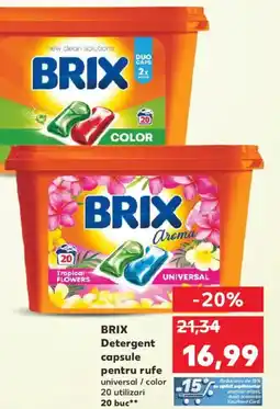 Kaufland BRIX Detergent capsule pentru rufe Ofertă