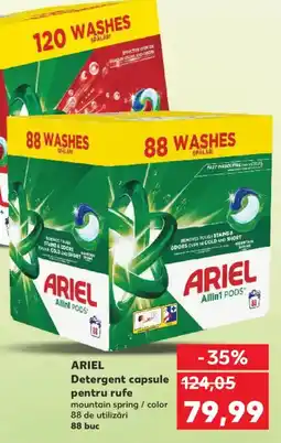 Kaufland ARIEL Detergent capsule pentru rufe Ofertă