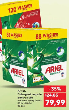 Kaufland ARIEL Detergent capsule pentru rufe Ofertă