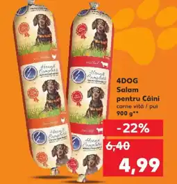 Kaufland 4DOG Salam pentru Câini Ofertă