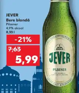 Kaufland JEVER Bere blondă Ofertă