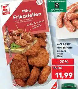 Kaufland K-CLASSIC Mini chiftele de porc prăjite Ofertă
