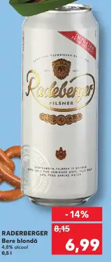 Kaufland RADERBERGER Bere blondă Ofertă