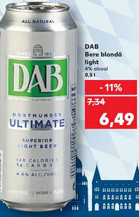 Kaufland DAB Bere blondă light Ofertă