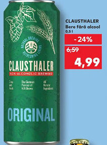 Kaufland CLAUSTHALER Bere fără alcool Ofertă