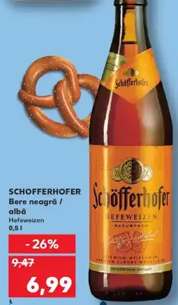 Kaufland SCHOFFERHOFER Bere neagră / albă Ofertă