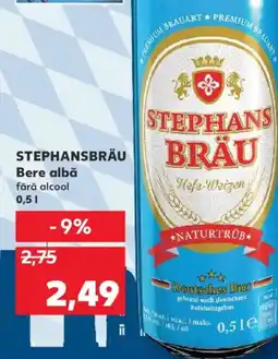 Kaufland STEPHANSBRÄU Bere albă Ofertă