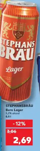 Kaufland STEPHANSBRÄU Bere Lager Ofertă