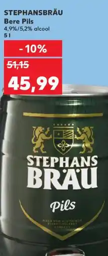 Kaufland STEPHANSBRÄU Bere Pils Ofertă