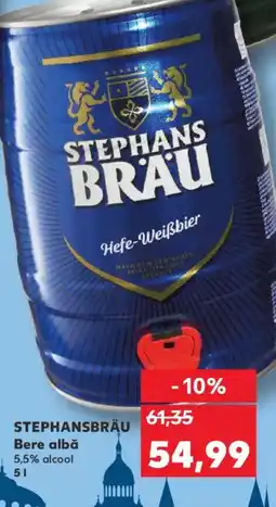 Kaufland STEPHANSBRÄU Bere albă Ofertă