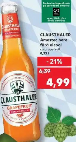 Kaufland CLAUSTHALER Amestec bere fără alcool Ofertă