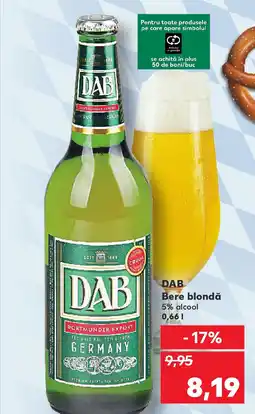 Kaufland DAB Bere blondă Ofertă