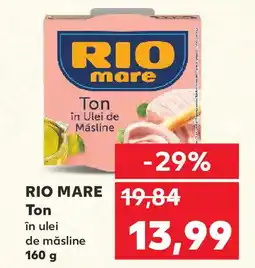 Kaufland RIO MARE Ton în ulei de măsline Ofertă