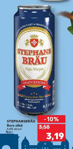 Kaufland STEPHANSBRÄU Bere albă Ofertă