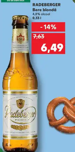 Kaufland RADEBERGER Bere blondă Ofertă