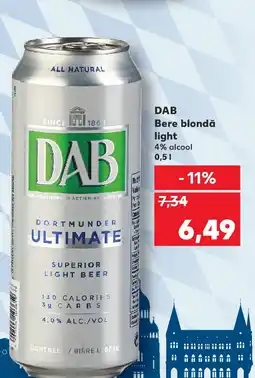 Kaufland DAB Bere blondă light Ofertă