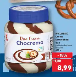 Kaufland K-CLASSIC Cremă tartinabilă duo Ofertă