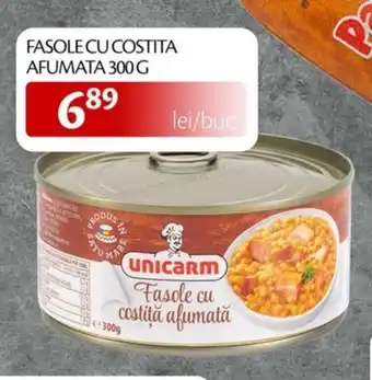 Unicarm Unicarm Fasole cu costita afumata Ofertă