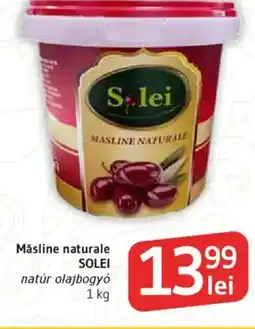 Supeco Măsline naturale SOLEI Ofertă