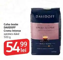 Supeco Cafea boabe DAVIDOFF Crema Intense Ofertă