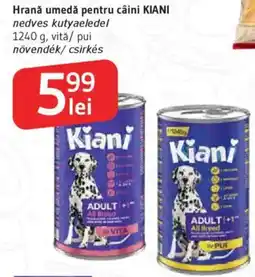 Supeco Hrană umedă pentru câini KIANI Ofertă