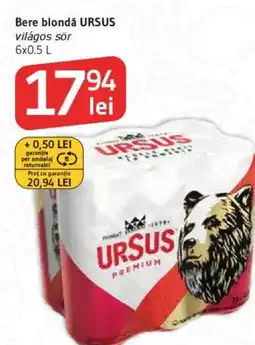 Supeco Bere blondǎ URSUS Ofertă