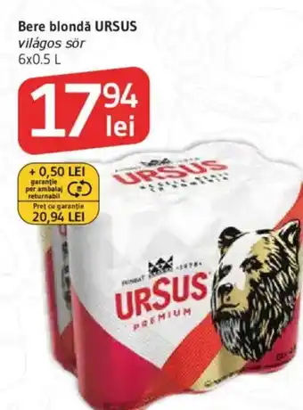Supeco Bere blondǎ URSUS Ofertă