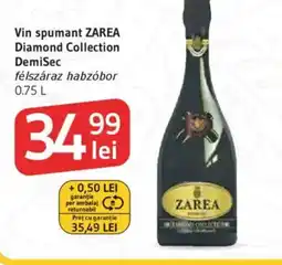 Supeco Vin spumant ZAREA Diamond Collection DemiSec Ofertă