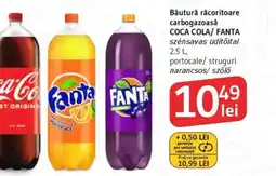 Supeco Băutură răcoritoare carbogazoasă COCA COLA/ FANTA Ofertă