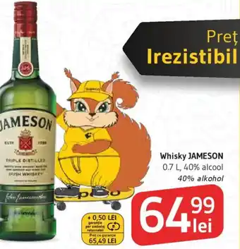 Supeco Whisky JAMESON Ofertă